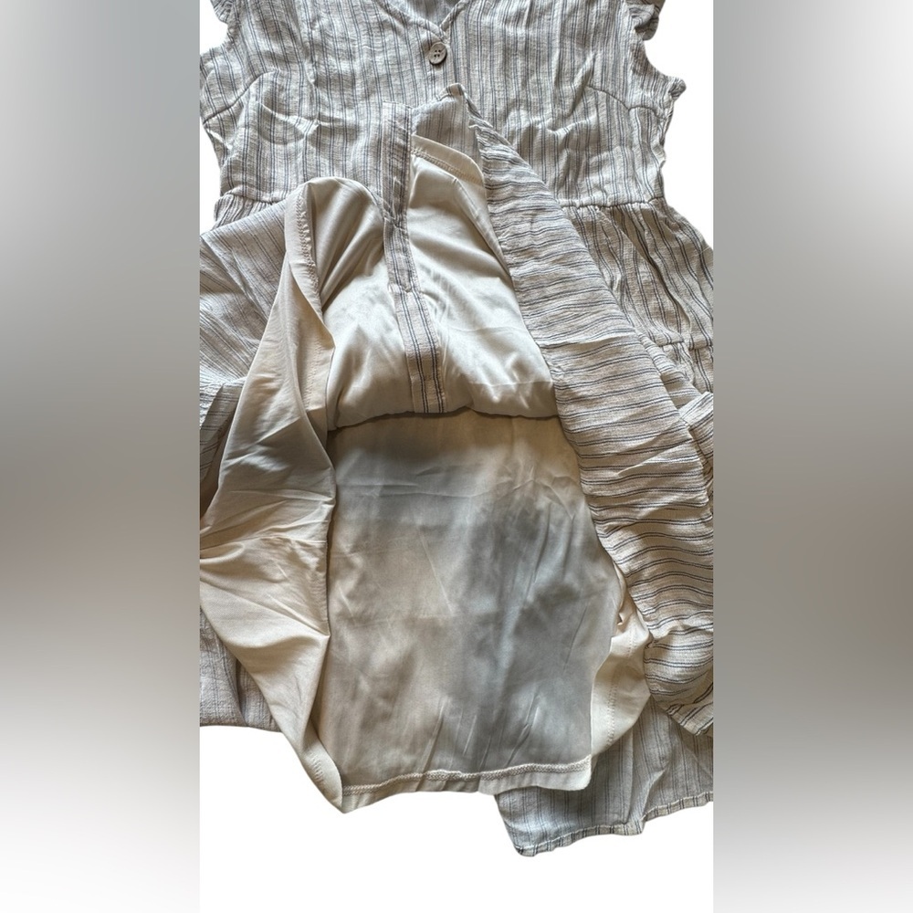 August Sky Striped Dress Size L - Picture 10 of 13
